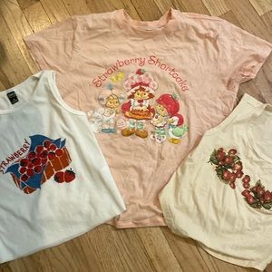 Strawberry shirt combo pack